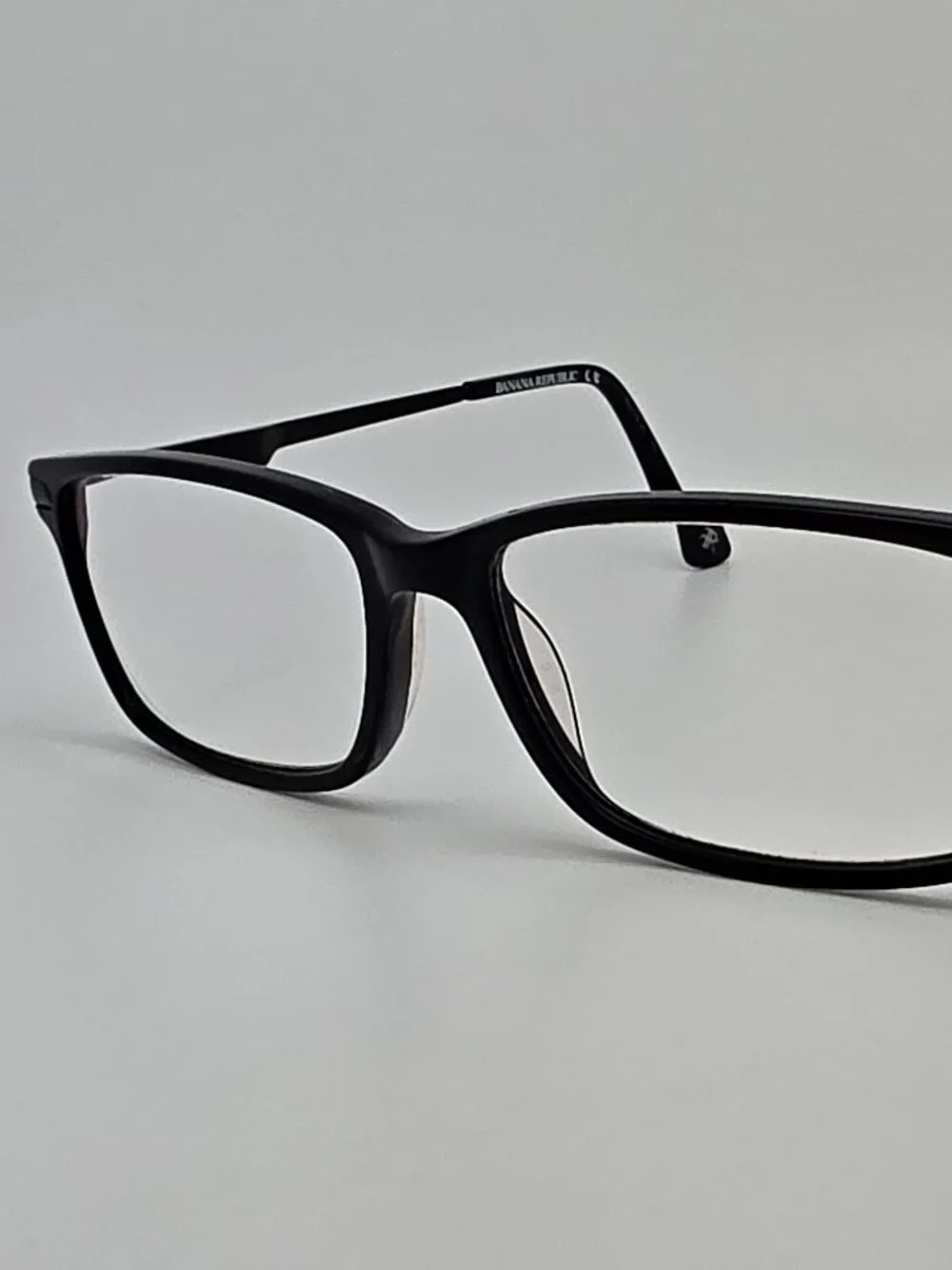 Banana Republic Bernard 807 Black Eyeglasses Frame w/ Flexhinge and Case 54mm